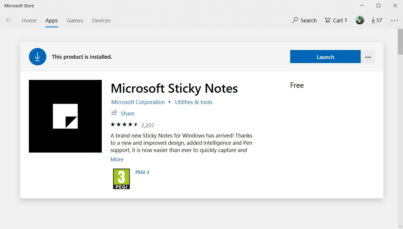 microsoft sticky notes download windows 8