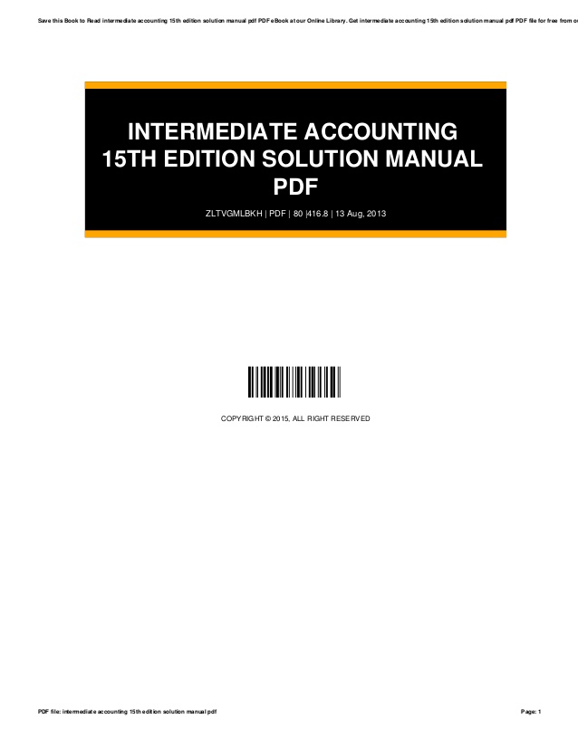 Intermediate accounting 16th edition pdf free